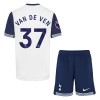 Officiële Voetbalshirt + Korte Broek Tottenham Hotspur Van De Ven 37 Thuis 2024-25 - Kids